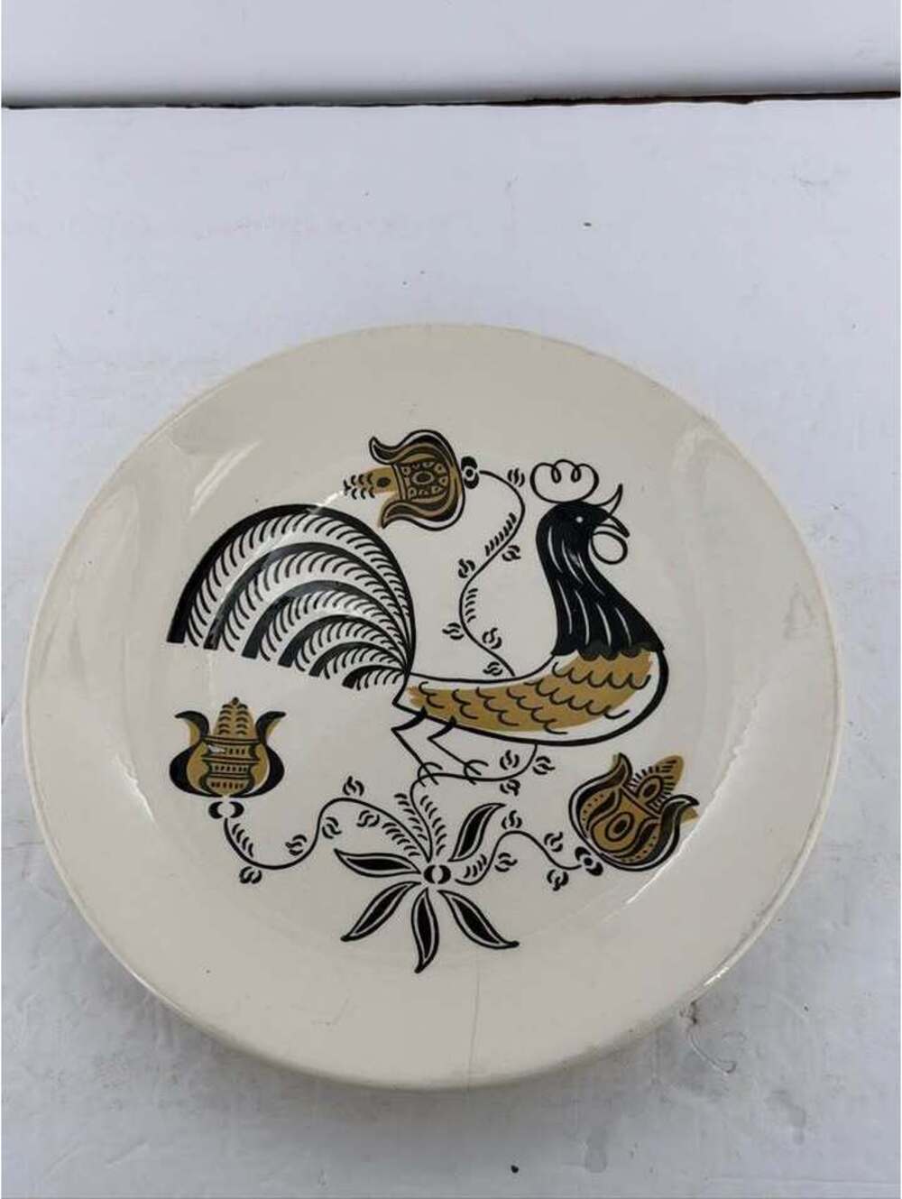 Royal China Royal-Ironstone Break-of-Day Rooster Plate